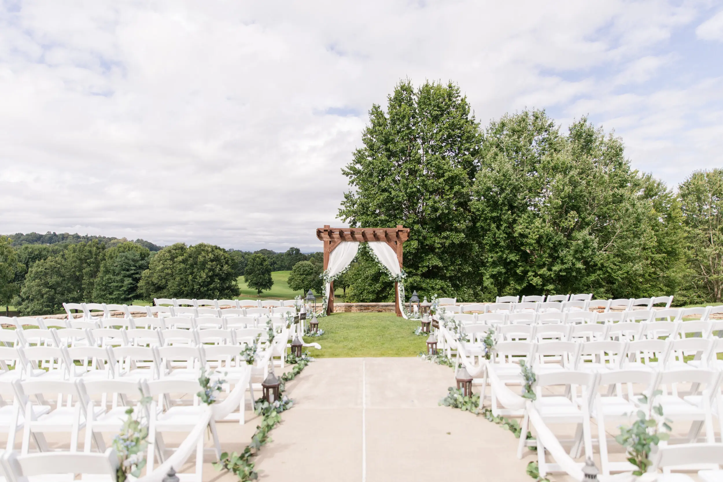 The Virginian wedding ceremony