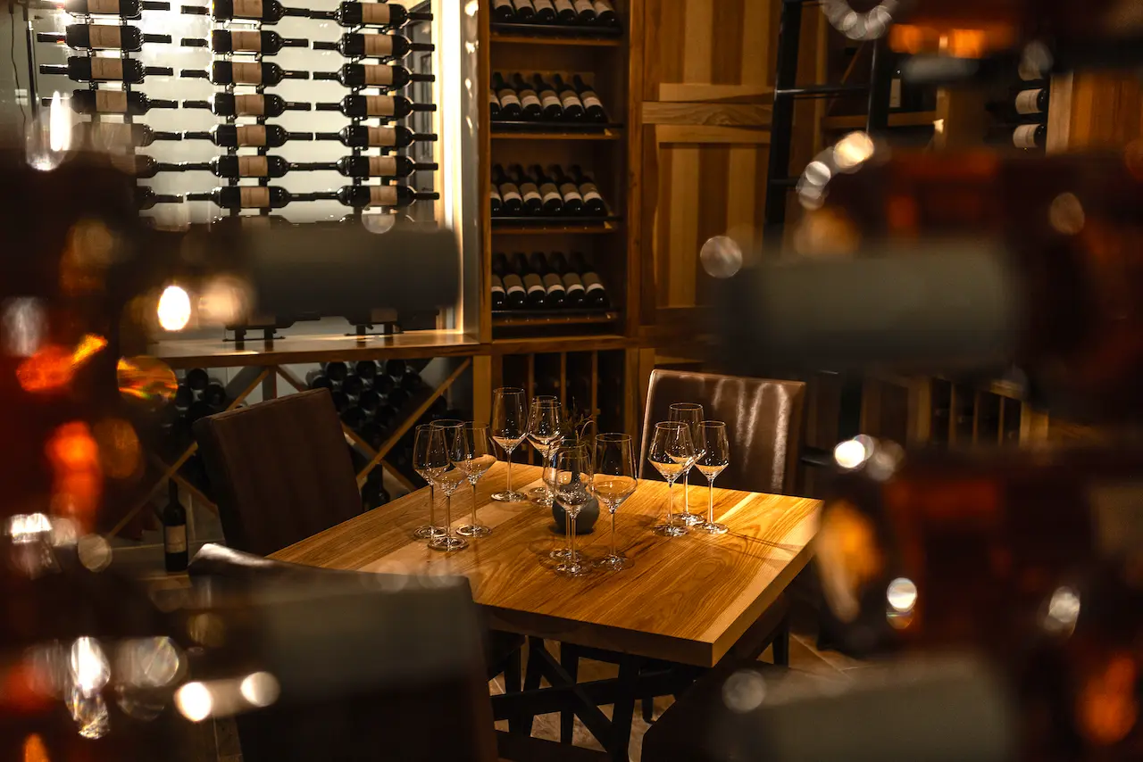 Hickory wine cellar