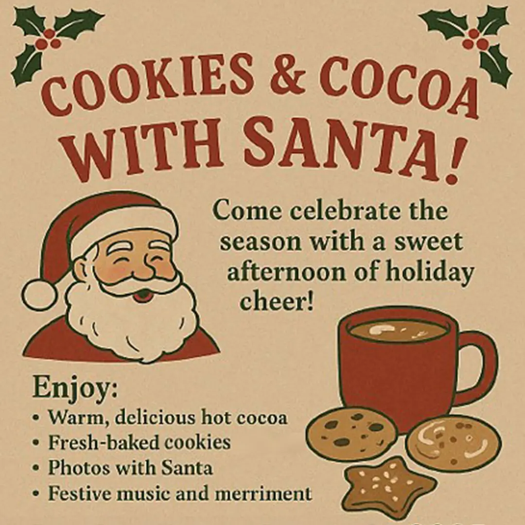 Cookies with Santa