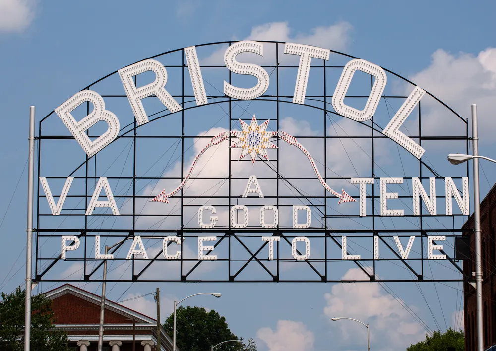 bristol virginia sign